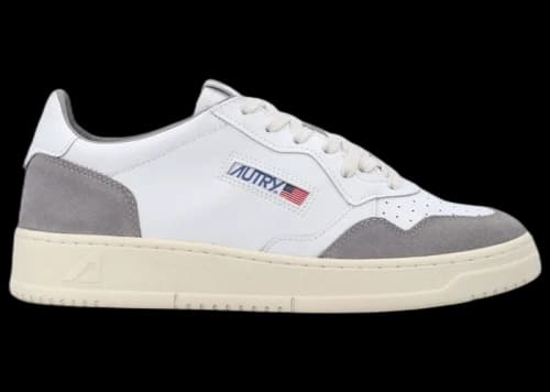 Autry Medalist Leather Low White Vapor