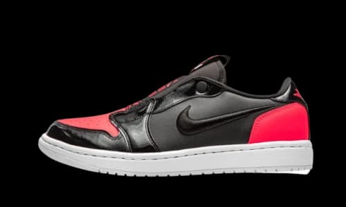 Jordan 1 Low Slip Black Hot Punch (Women's)