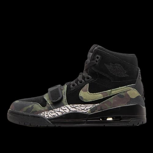 Jordan Legacy 312 Black Camo Green