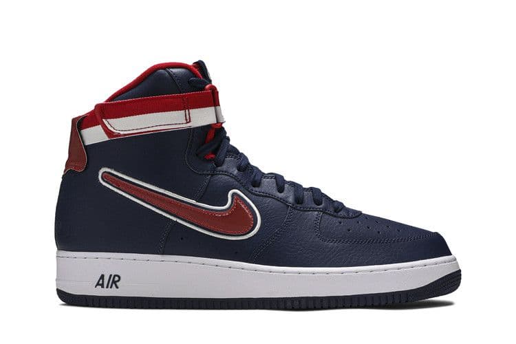 Nike Air Force 1 High Sport NBA Midnight Navy University Red