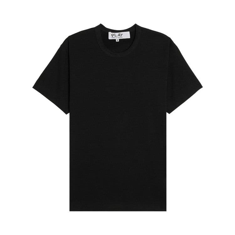 Comme des Garcons PLAY Heart Emblem Tee Black