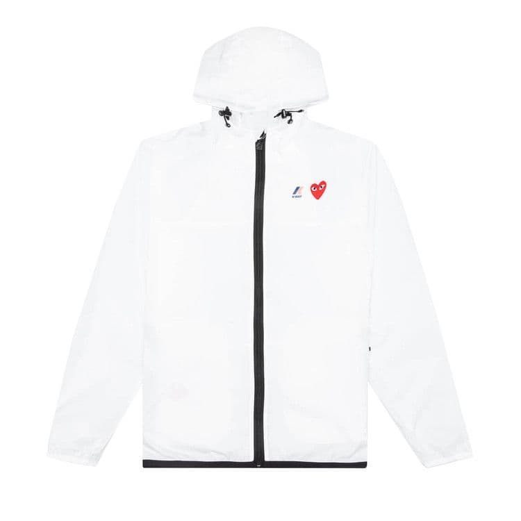 Comme des Garçons PLAY x K Way Full Zip Jacket 'White'