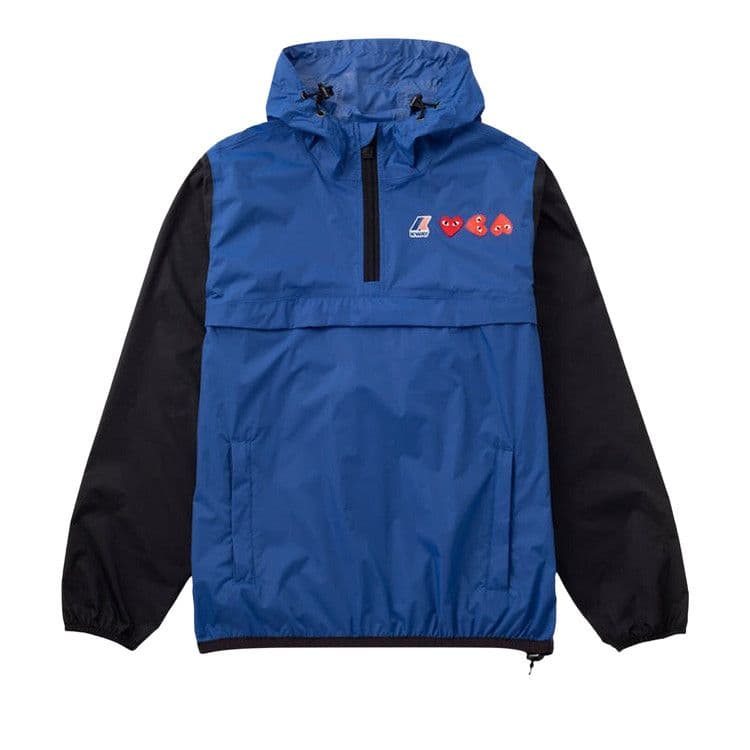 Comme des Garcons x K-Way Hood Rain II Jacket Blue
