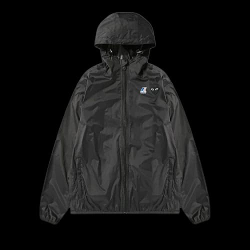 Comme des Garçons PLAY K-Way Emblem Jacket 'Black'