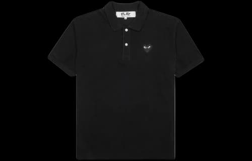 Comme des Garcons PLAY Play Black Emblem Polo Black