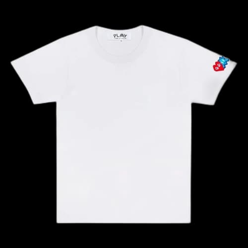 Comme des Garçons PLAY Double Heart T-Shirt 'White'