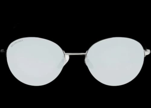 Balenciaga Round-Frame Metal Sunglasses Silver Silver Silver (BB0016SK-30006644-002)