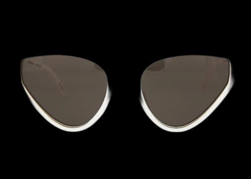 Balenciaga Cat Eye-Frame Injection Sunglasses White White Grey (BB0101S-30008877-005)