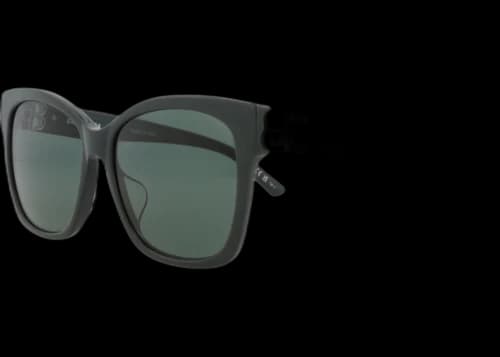Balenciaga Cat Eye-Frame Recycled Acetate Sunglasses Green Silver Green (BB0102SA-30008976-014)