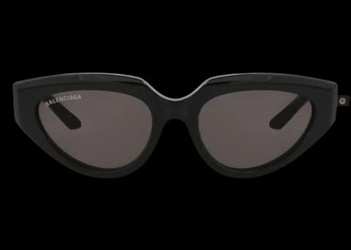 Balenciaga Cat Eye-Frame Acetate Sunglasses Black Black Grey (BB0159S-30011333-001)