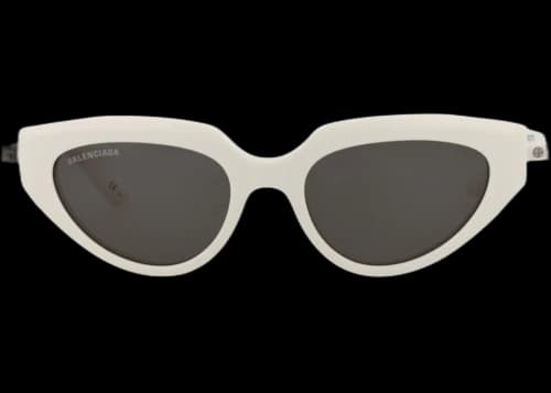 Balenciaga Cat Eye-Frame Acetate Sunglasses Ivory Ivory Grey (BB0159S-30011333-003)