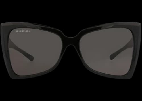 Balenciaga Cat Eye-Frame Acetate Sunglasses Black Black Grey (BB0174S-30011342-001)
