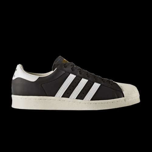 adidas Superstar Black/White-Gold Metallic