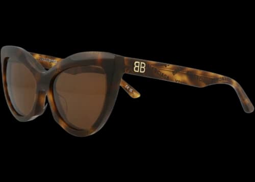 Balenciaga Cat Eye-Frame Acetate Sunglasses Havana Havana Brown (BB0217S-30011978-002)