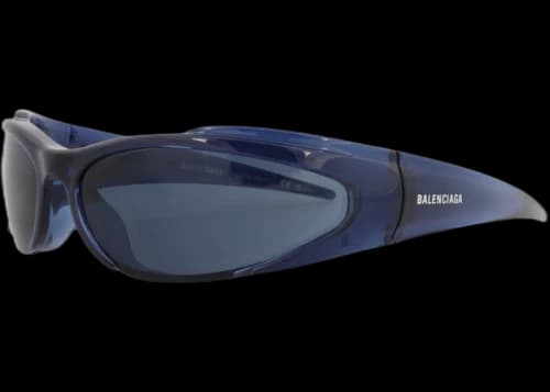 Balenciaga Shield-Frame Bio Injection Sunglasses Blue Blue Blue (BB0253S-30013966-003)