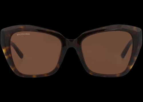 Balenciaga Cat Eye-Frame Recycled Acetate Sunglasses Havana Havana Brown (BB0273SA-30013993-002)