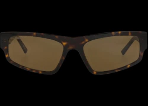 Balenciaga Square-Frame Recycled Acetate Sunglasses Havana Havana Brown (BB0305S-30014522-002)