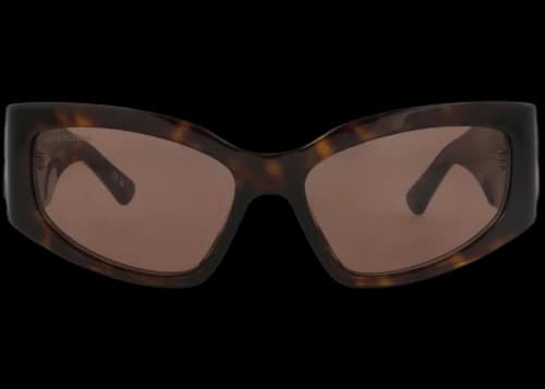Balenciaga Cat Eye-Frame Recycled Acetate Sunglasses Havana Havana Brown (BB0321S-30014886-008)