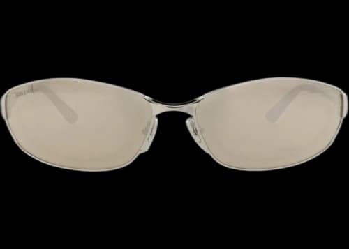 Balenciaga Square-Frame Metal Sunglasses Silver Silver Silver (BB0336S-30014924-006)
