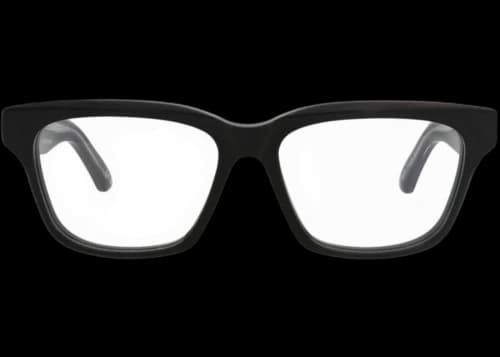 Balenciaga Square-Frame Recycled Acetate Optical Frames Black Black Transparent (BB0343O-30014943-005)