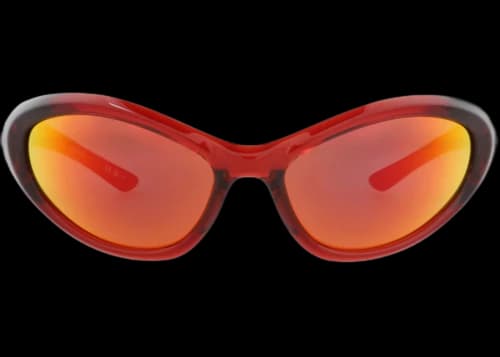Balenciaga Shield-Frame Bio-Injection Sunglasses Red Red Red (BB0384S-30016121-005)
