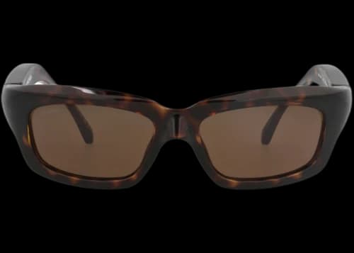 Balenciaga Square-Frame Bio-Injection Sunglasses Havana Havana Brown (BB0385S-30016119-002)