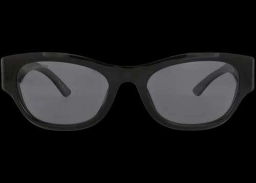 Balenciaga Square-Frame Recycled Acetate Sunglasses Black Black Grey (BB0389SK-30016099-005)
