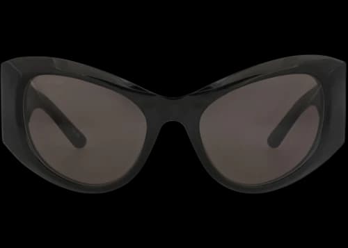 Balenciaga Cat Eye-Frame Recycled Acetate Sunglasses Black Black Grey (BB0393S-30016102-001)