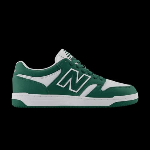 New Balance 480 Team Forest Green White