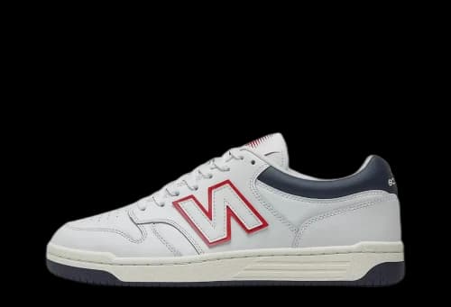 New Balance 480 White Navy