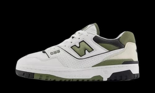New Balance 550 White Dark Olivine