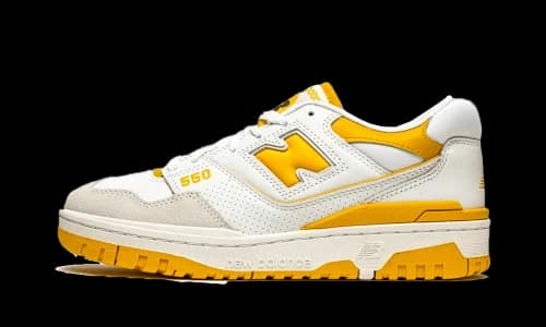 New Balance 550 Sea Salt Varsity Gold