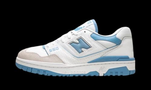 New Balance 550 White Blue Haze Rain Cloud