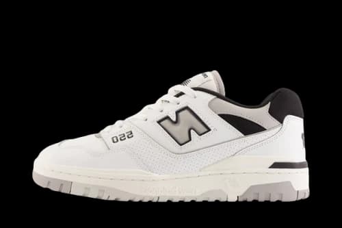 New Balance 550 White Concrete Black