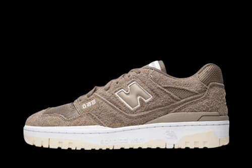 New Balance 550 Suede Mushroom
