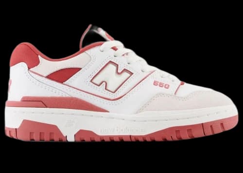 New Balance 550 White Brick Red