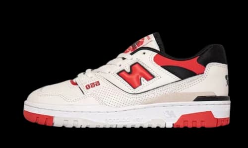 New Balance 550 Sea Salt True Red