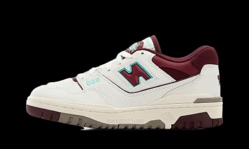 New Balance 550 Burgundy Cyan