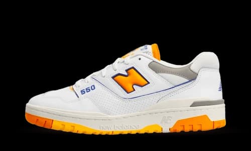 New Balance 550 White Vibrant Orange