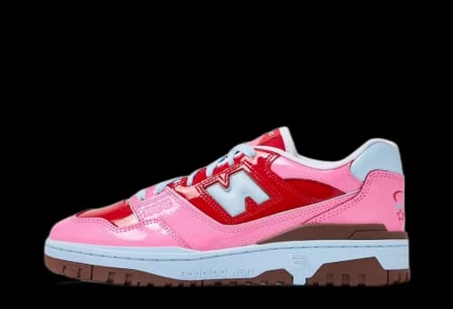 New Balance 550 Y2K Patent Leather Pack Red Pink