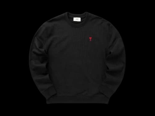 Ami Paris Logo Sweatshirt Navy