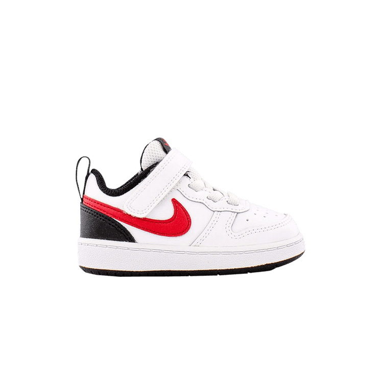 Nike Court Borough Low White Black University Red (TD)