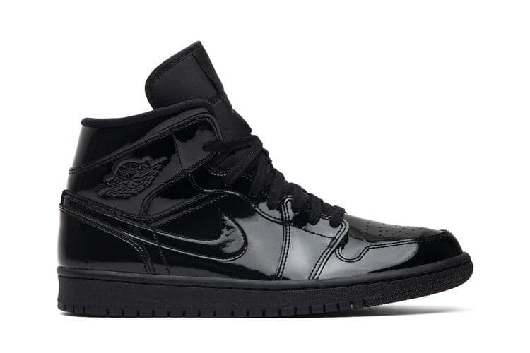 Jordan 1 Mid SE Triple Black Patent (Women's)