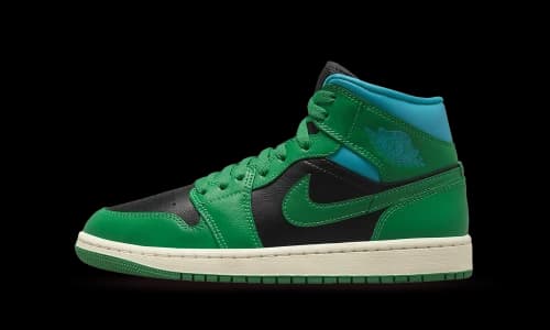 Jordan 1 Mid Lucky Green Aquatone (Women's)