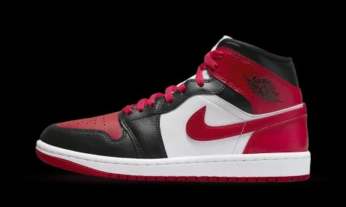 Jordan 1 Mid Alternate Bred Toe (Women's)