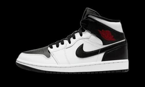 Jordan 1 Mid Reverse Black Toe (Women's)