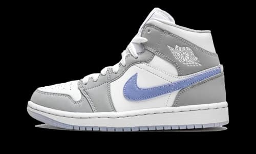 Jordan 1 Mid Wolf Grey Aluminum (Women's)