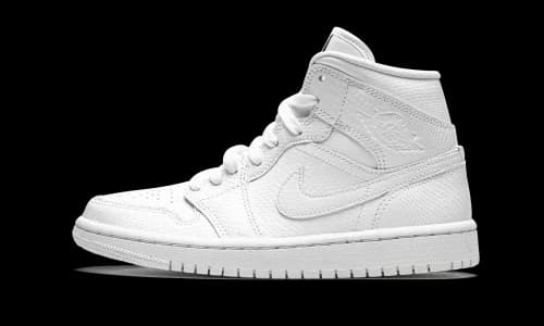 Jordan 1 Mid White Snakeskin (Women's)