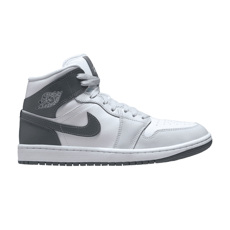 Jordan 1 Mid White Smoke Grey (Women's)