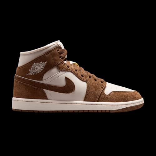 Air Jordan 1 Mid 'Light British Tan Chalk' (Women's)